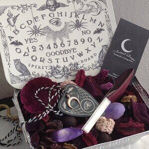 Witchy Snow Fae Potpourri Vanilla Bubblegum Scent with Selenite Blade & Add-ins